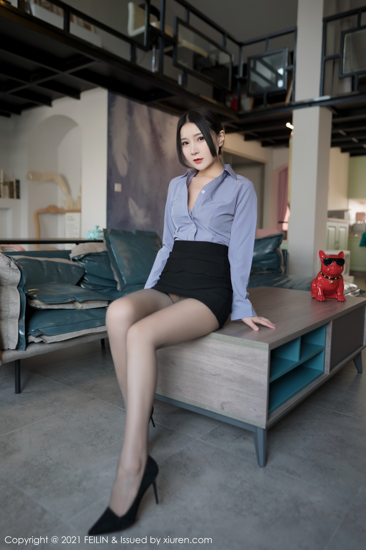 嗲囡囡- [FEILIN] 2021.01.19 VOL.369 林煊煊 秀人套图 第2张