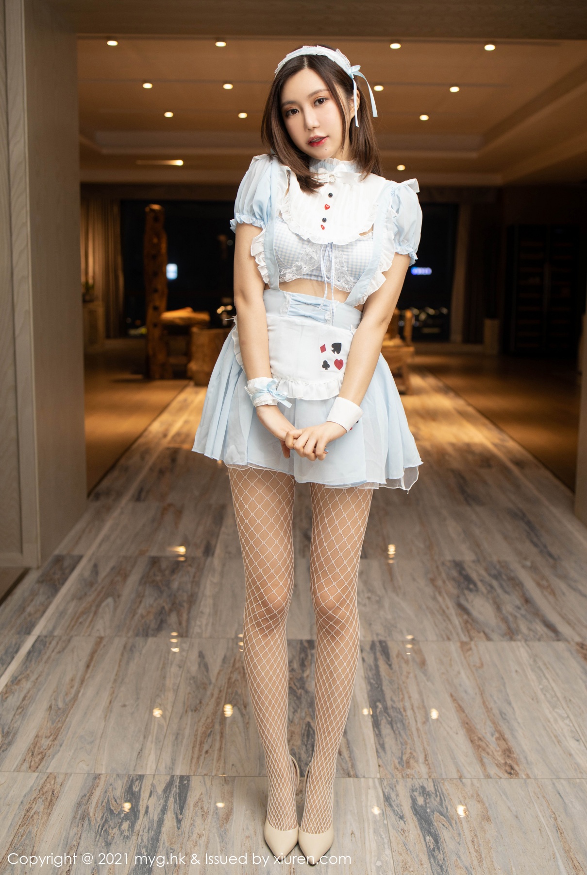 美媛馆 [MyGirl] 2021.03.31 VOL.504 绮里嘉Carina 秀人套图 第2张
