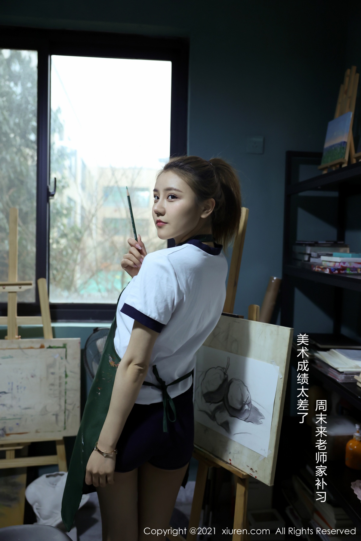 [XIUREN] 2021.03.22 夏西CiCi 秀人套图 第2张