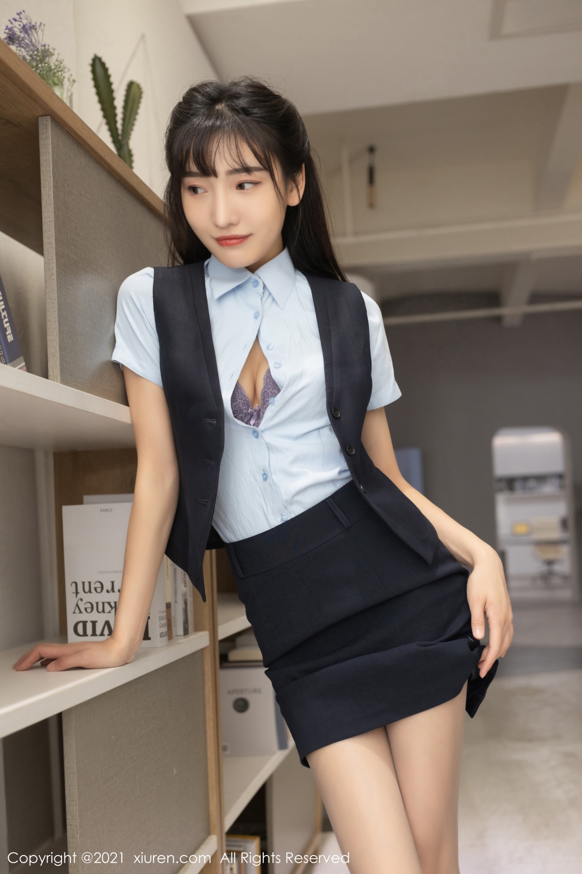 [XIUREN] 2021.03.17 陆萱萱 秀人套图 第2张