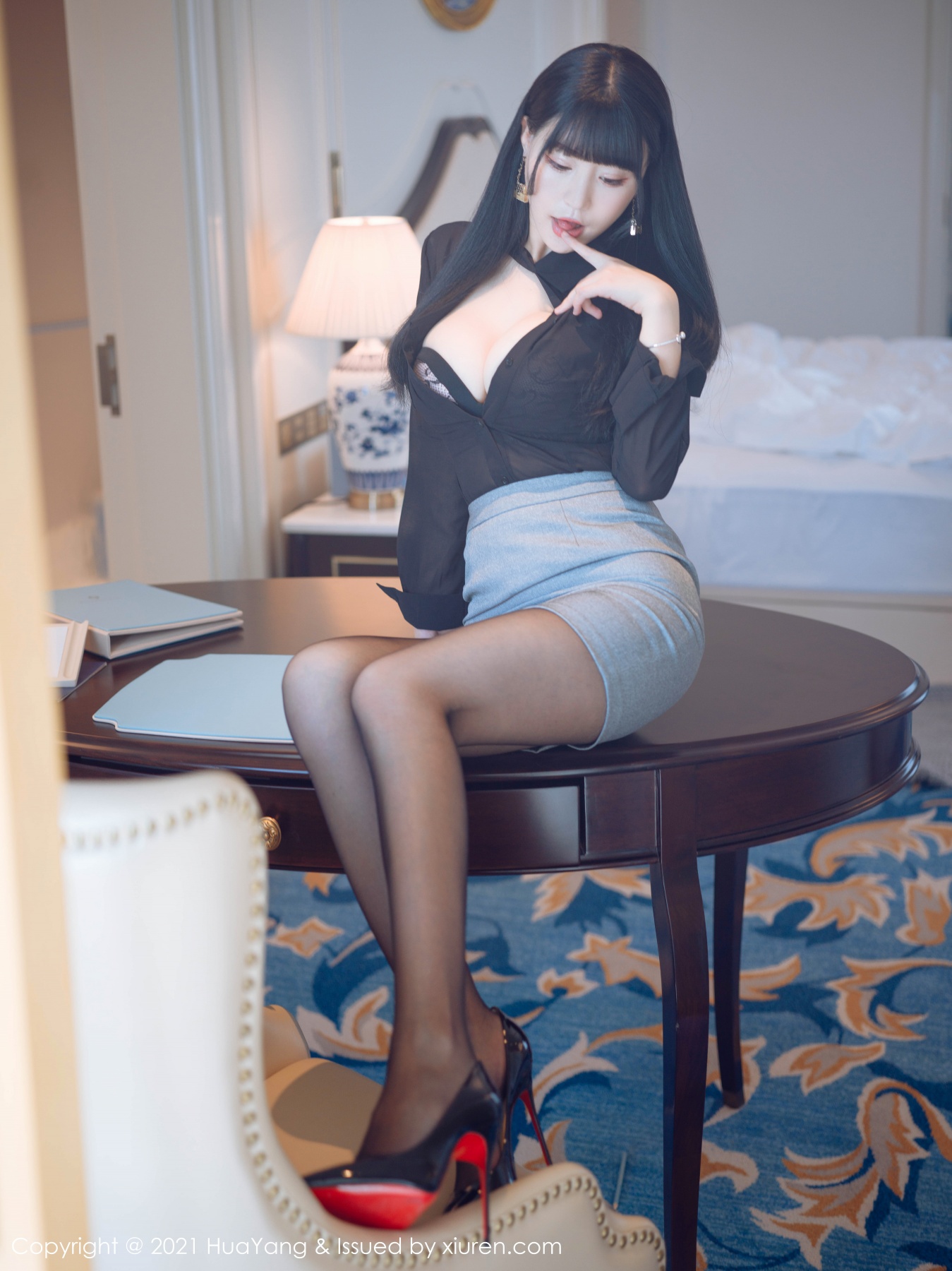 花漾show [HuaYang] 2021.05.11 VOL.401 朱可儿Flower 秀人套图 第4张