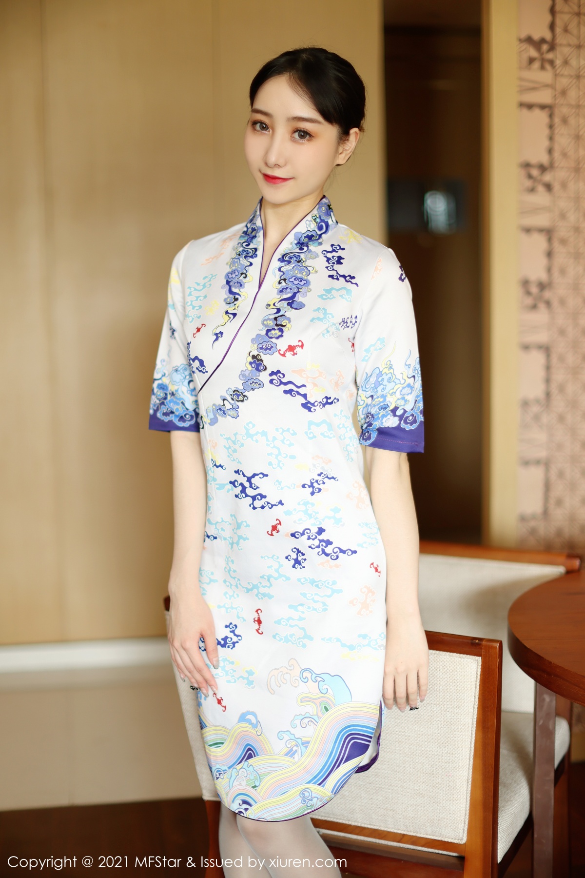 模范学院 [MFStar] 2021.04.30 VOL.490 水水er 秀人套图 第4张