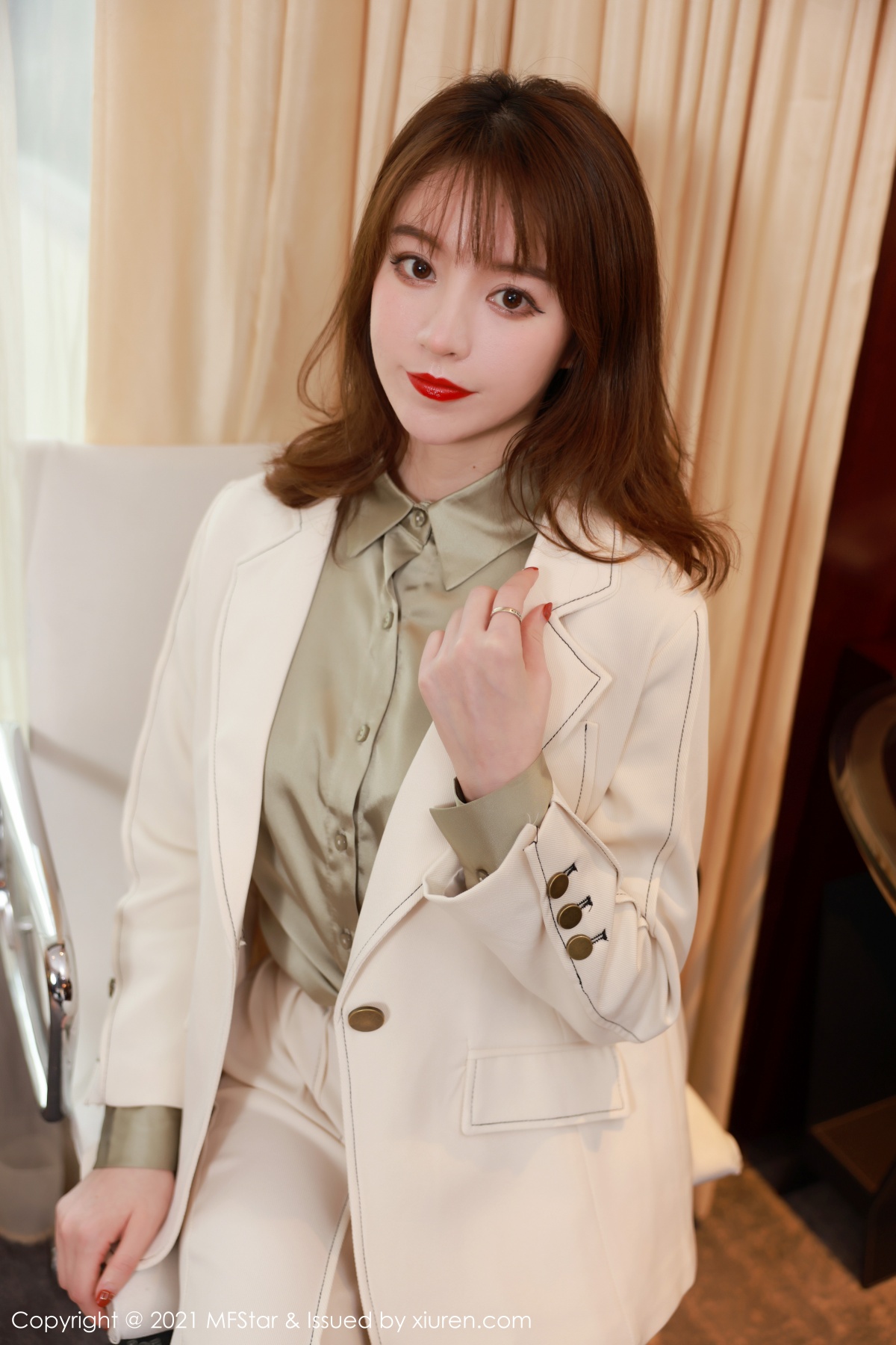 模范学院 [MFStar] 2021.04.23 VOL.485 yoo优优 秀人套图 第5张