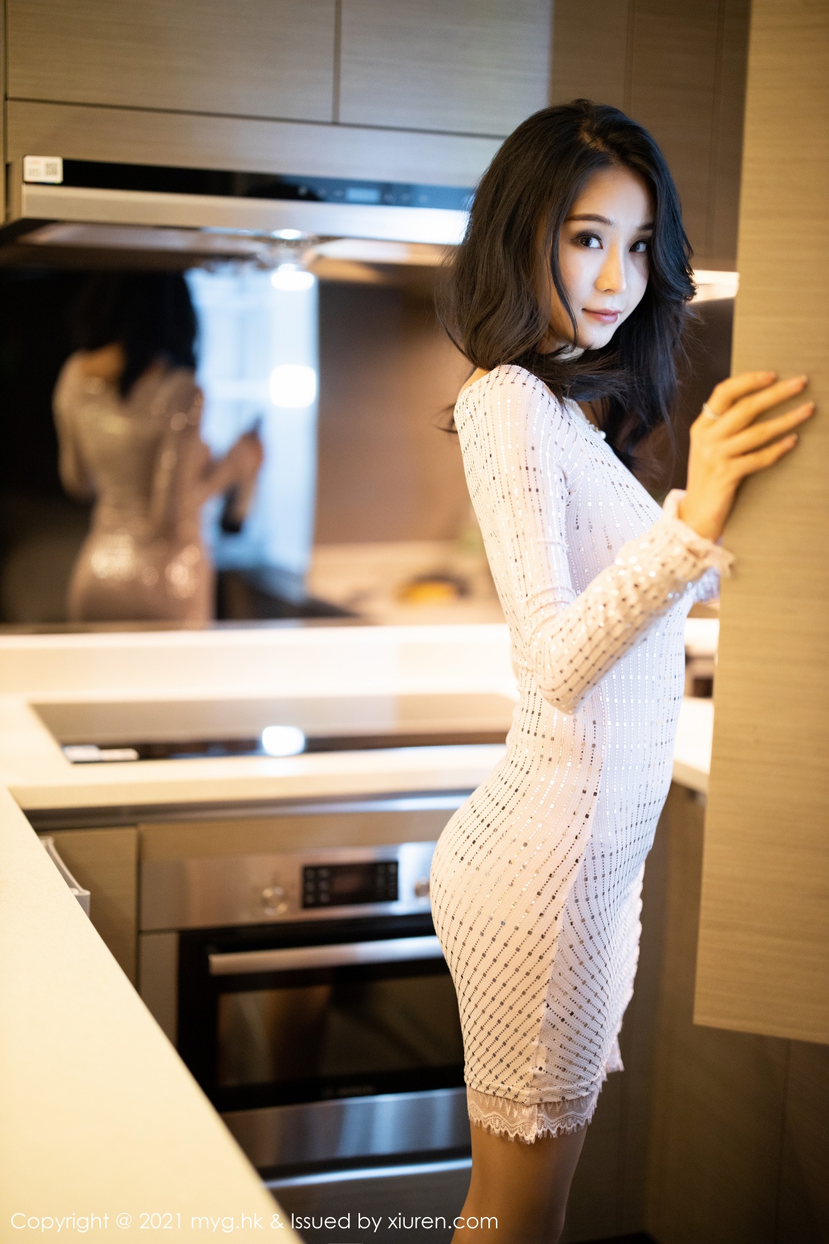 美媛馆 [MyGirl] 2021.07.07 VOL.550 蓝夏Akasha 秀人套图 第2张