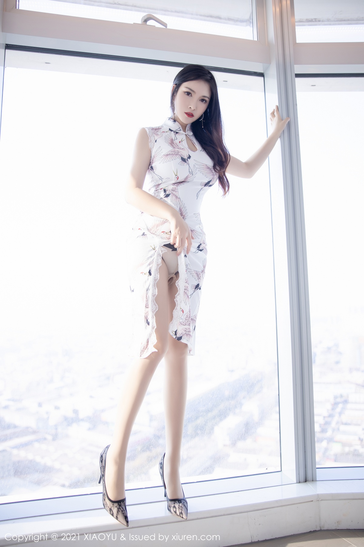 语画界 [XIAOYU] 2021.06.28 VOL.558 乔漫妮mina 秀人套图 第4张