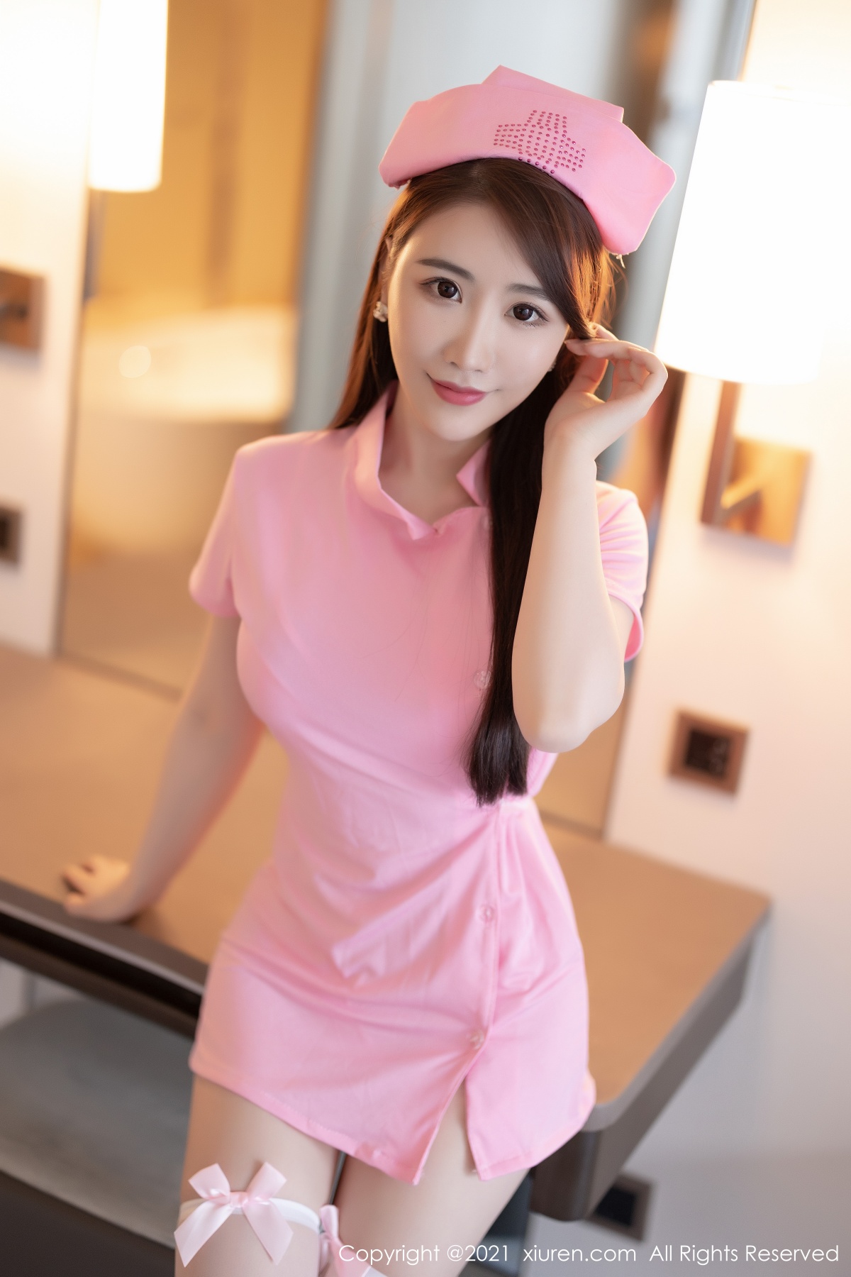 秀人 [XIUREN] 2021.07.21 Cherry绯月樱 秀人套图 第5张