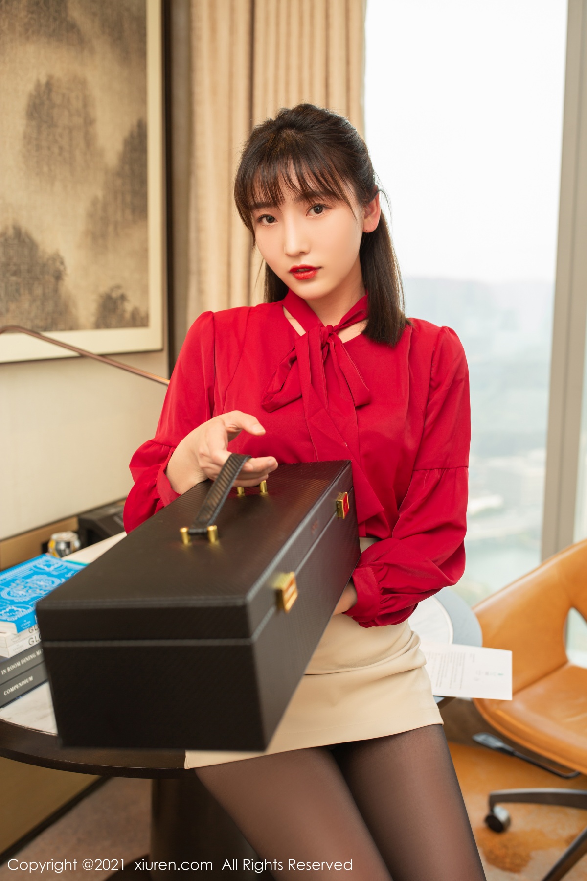 秀人 [XIUREN] 2021.08.18 陆萱萱 秀人套图 第4张