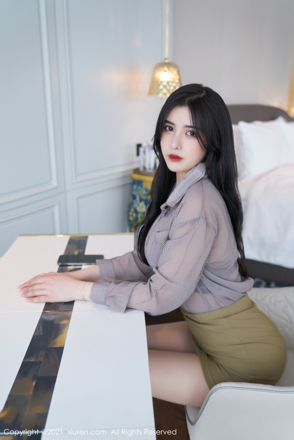 秀人 [XIUREN] 2021.09.17 韩静安 秀人套图 第2张