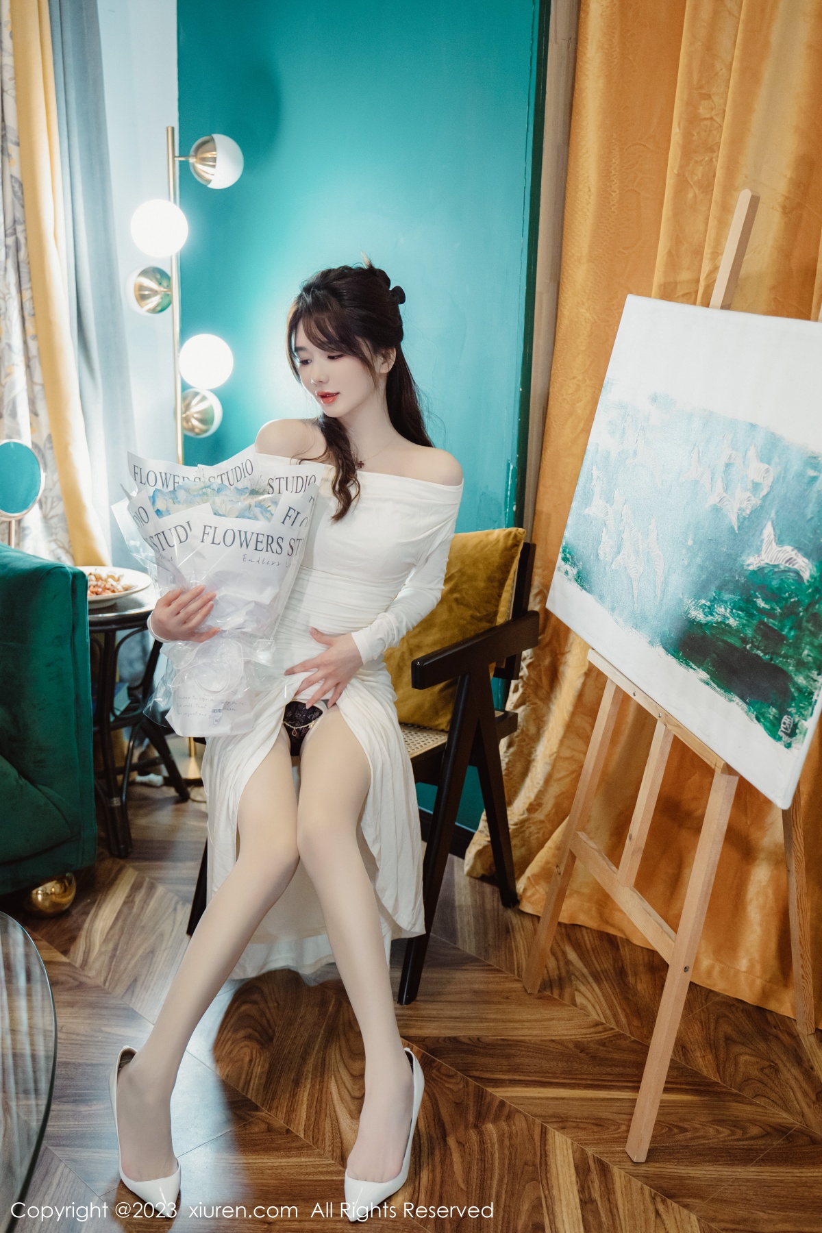 秀人 [XIUREN] 2023.01.29 婠婠么 秀人套图 第3张