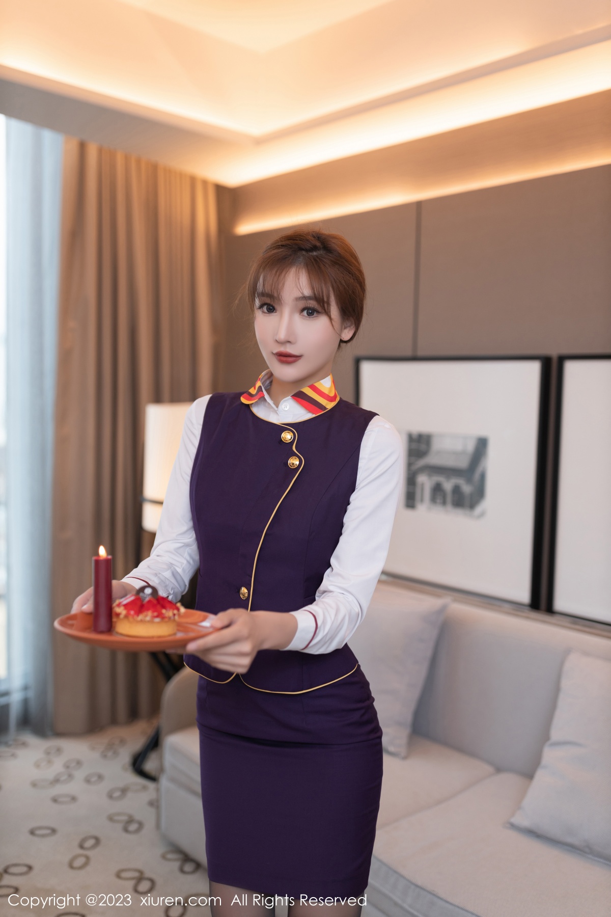 秀人 [XIUREN] 2023.08.17 陆萱萱 秀人套图 第3张