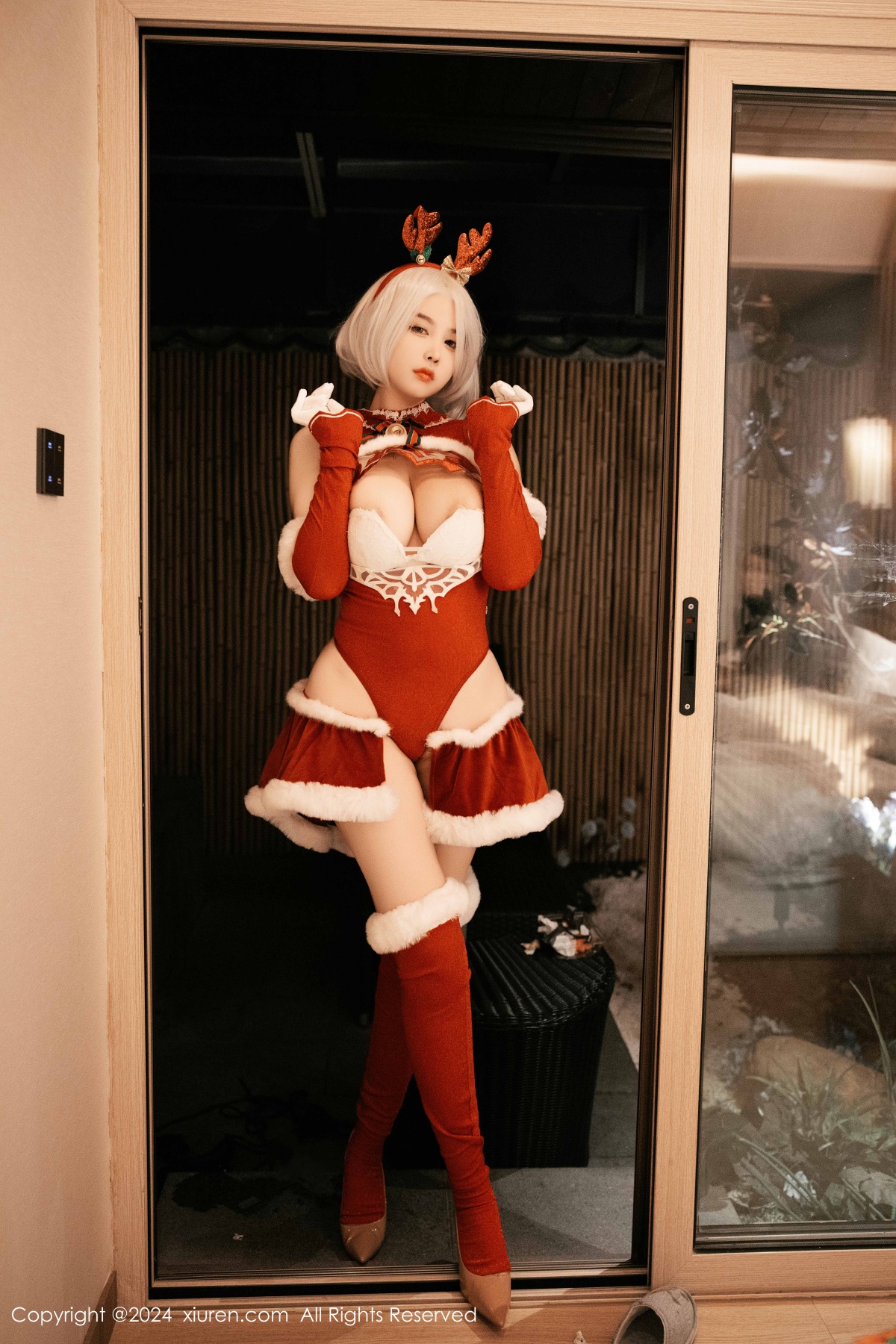 秀人 [XIUREN] 2024.12.26 樱桃小犊子 秀人套图 第4张