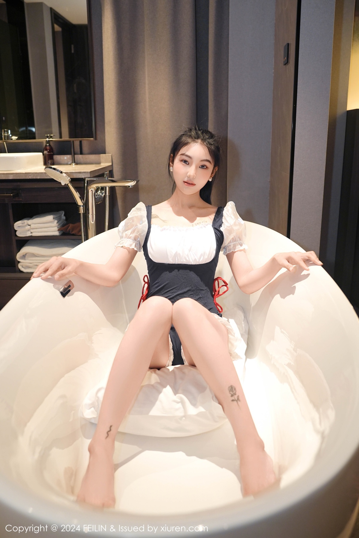 嗲囡囡 [FEILIN] 2024.12.02 VOL.491 希恬儿 秀人套图 第5张