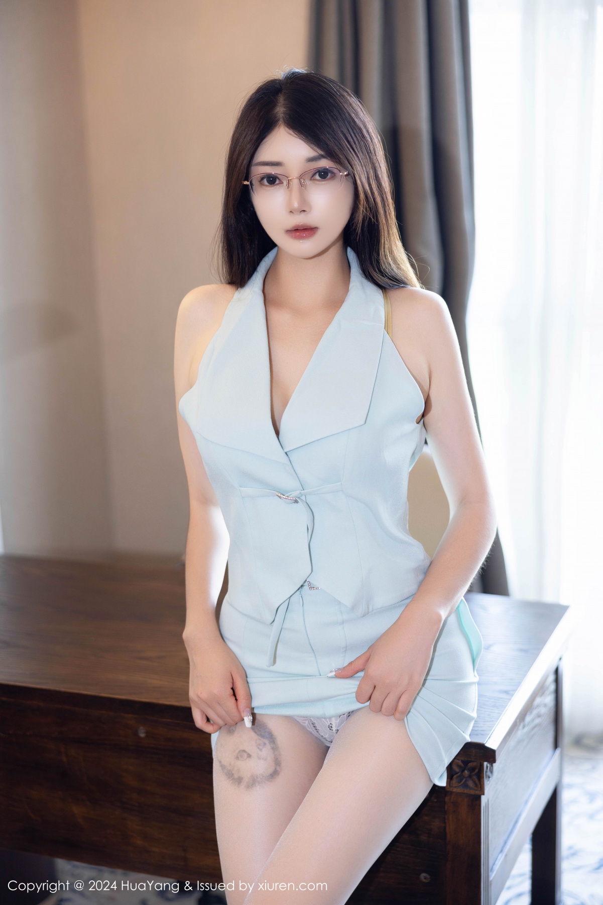 花漾show [HuaYang] 2024.09.19 VOL.608 凯竹Quinn 秀人套图 第4张